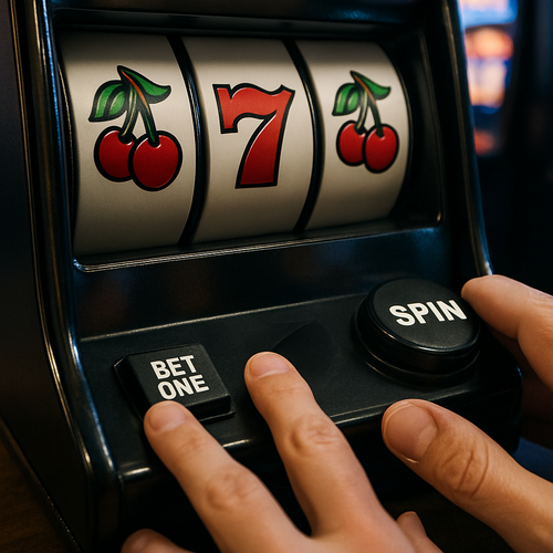 Minimum risk tactics in slot machines